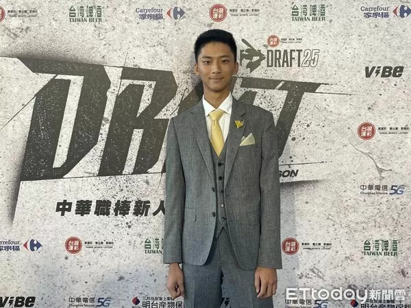 ▲中職選秀，鍾亦恩。（圖／記者楊舒帆攝）