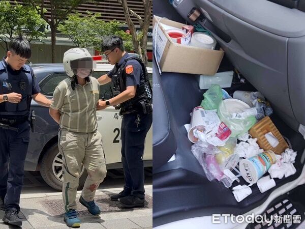 ▲▼黑貓物流車上「垃圾塞滿」照曝光！抱怨車很髒被刺殺。（圖／記者陳以昇翻攝）