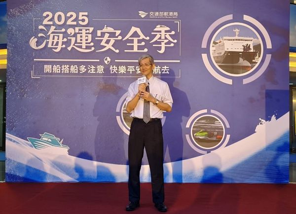 ▲航港局局長葉協隆指出今年客船搭乘人次估計將達516萬人次。（圖／記者張佩芬攝）