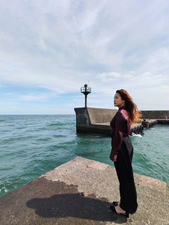 ▲《好運來》賴慧如與龍天翔在海中搏命演出。（圖／民視提供）