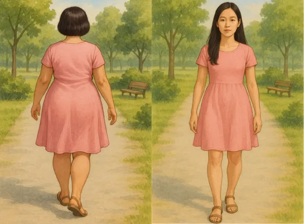 ▲梨形身材。（AI示意圖／ChatGPT生成）