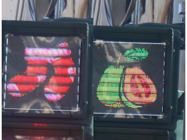 ▲彰化社頭鄉號誌燈有芭樂跟襪子號稱最接地氣。（圖／民眾提供）