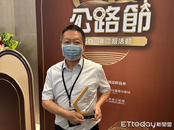 ▲▼公路節60周年表揚頒獎,蔡衛勇。（圖／記者李姿慧攝）