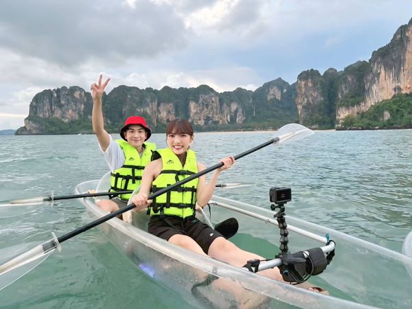 ▲何美與陳謙文挑戰擂台賽。（圖／三立提供）