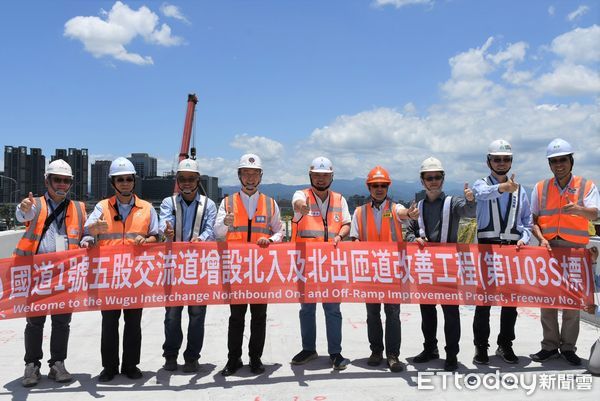 ▲▼國1五股交流道增設北入及北出匝道，交通部前往視察。（圖／記者李姿慧攝）