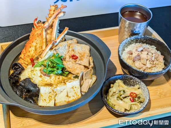 ▲林聰明沙鍋魚頭101店明開幕　4款限定套餐「有龍蝦、炸魷魚」。（圖／記者黃士原攝）