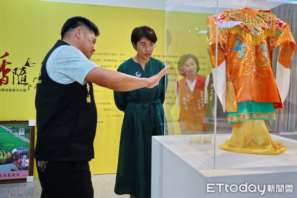 ▲南投縣長許淑華赴苗栗參拜白沙屯媽祖，答謝5月赴該縣遶境的神恩。（圖／南投縣政府提供）