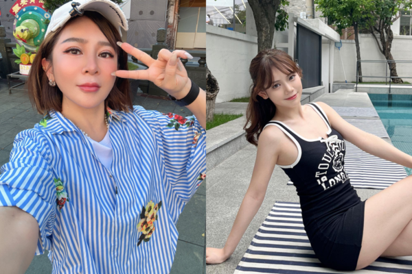 ▲▼王彩樺舊照撞臉大女兒。（圖／翻攝自王彩樺臉書、庭庭IG）