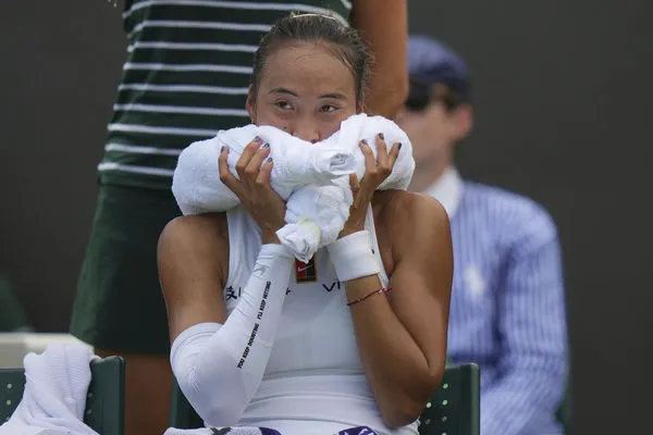 ▲溫網6號種子鄭欽文止步首輪。（圖／達志影像／美聯社）