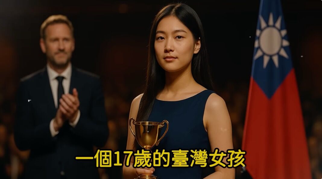▲▼17歲少女被迫說自己來自“中國台灣省”，否則就無法獲得獎項？她的回應震碎全場沉默。（圖／翻攝YouTubne）