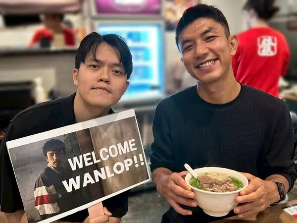 ▲「泰版梁朝偉」萬洛隆甘迦抵台 。（圖／牽猴子提供）