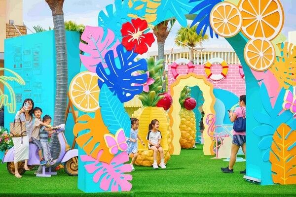 ▲華泰名品城全新ALOHA繽紛景點亮相