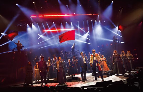 ▲《悲慘世界》星光場：王月、郎祖筠、唐從聖。（圖／寬宏提供）