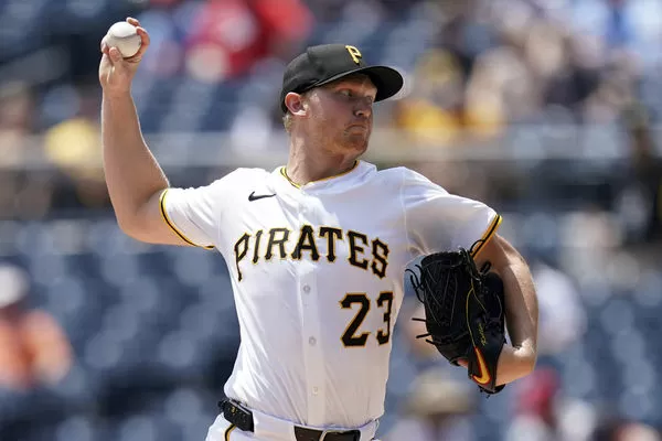 ▲海盜先發凱勒（Mitch Keller）此役先發7局無失分。（圖／達志影像／美聯社）