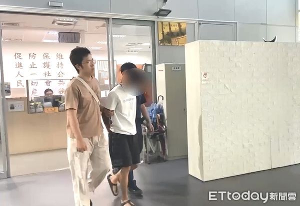 ▲警方連開11槍逮捕詐欺通緝的吳男，並依詐欺通緝、公共危險罪移送偵辦。（圖／記者陸運陞翻攝）