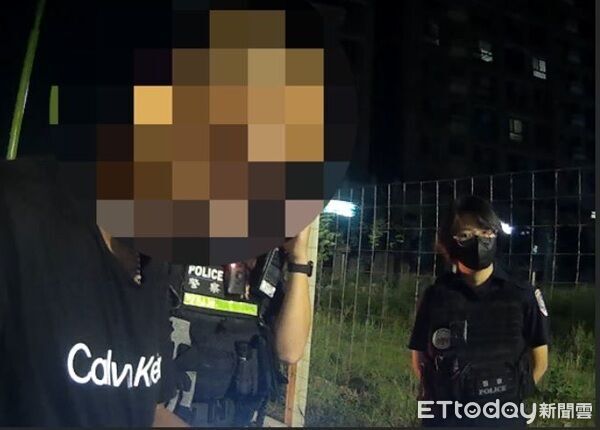 ▲▼首日出勤的實習警倪紫軒就跟學長追查竊嫌，印象深刻。（圖／桃園警分局提供）