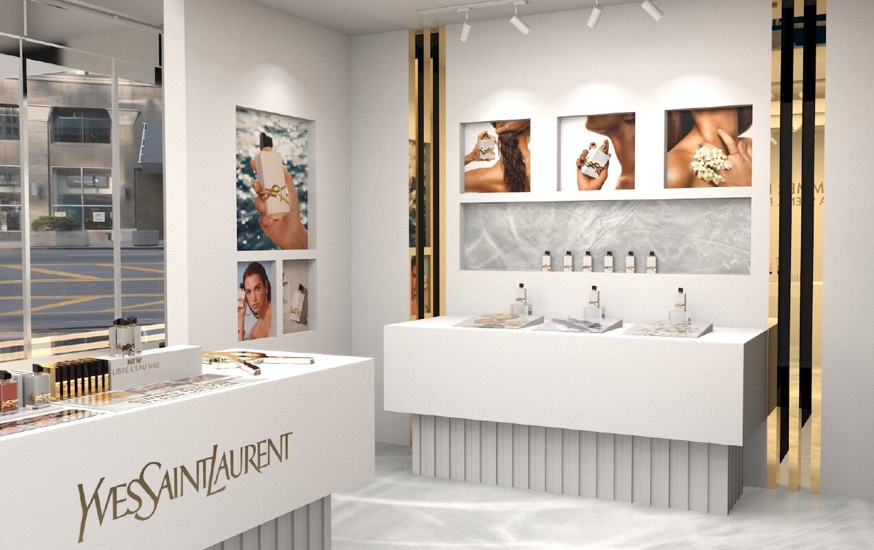 YSL,曾敬驊,曹佑寧,香水,快閃店,美妝,克蘭詩,公益。（圖／品牌提供）