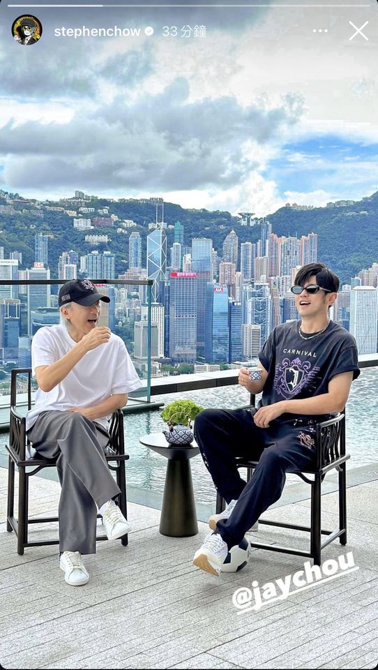 ▲▼周杰倫、周星馳。（圖／翻攝周星馳IG）