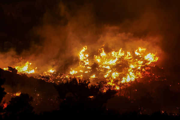 ▲▼希臘克里特島野火。（圖／路透）