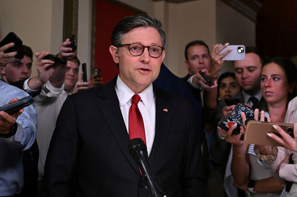 ▲▼ 美國眾院議長強生（Mike Johnson）。（圖／路透）