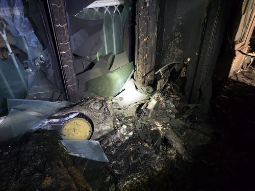 ▲▼南韓釜山公寓疑似冷氣和延長線短路起火，造成年幼小姊妹遭燒死。（圖／釜山消防本部）