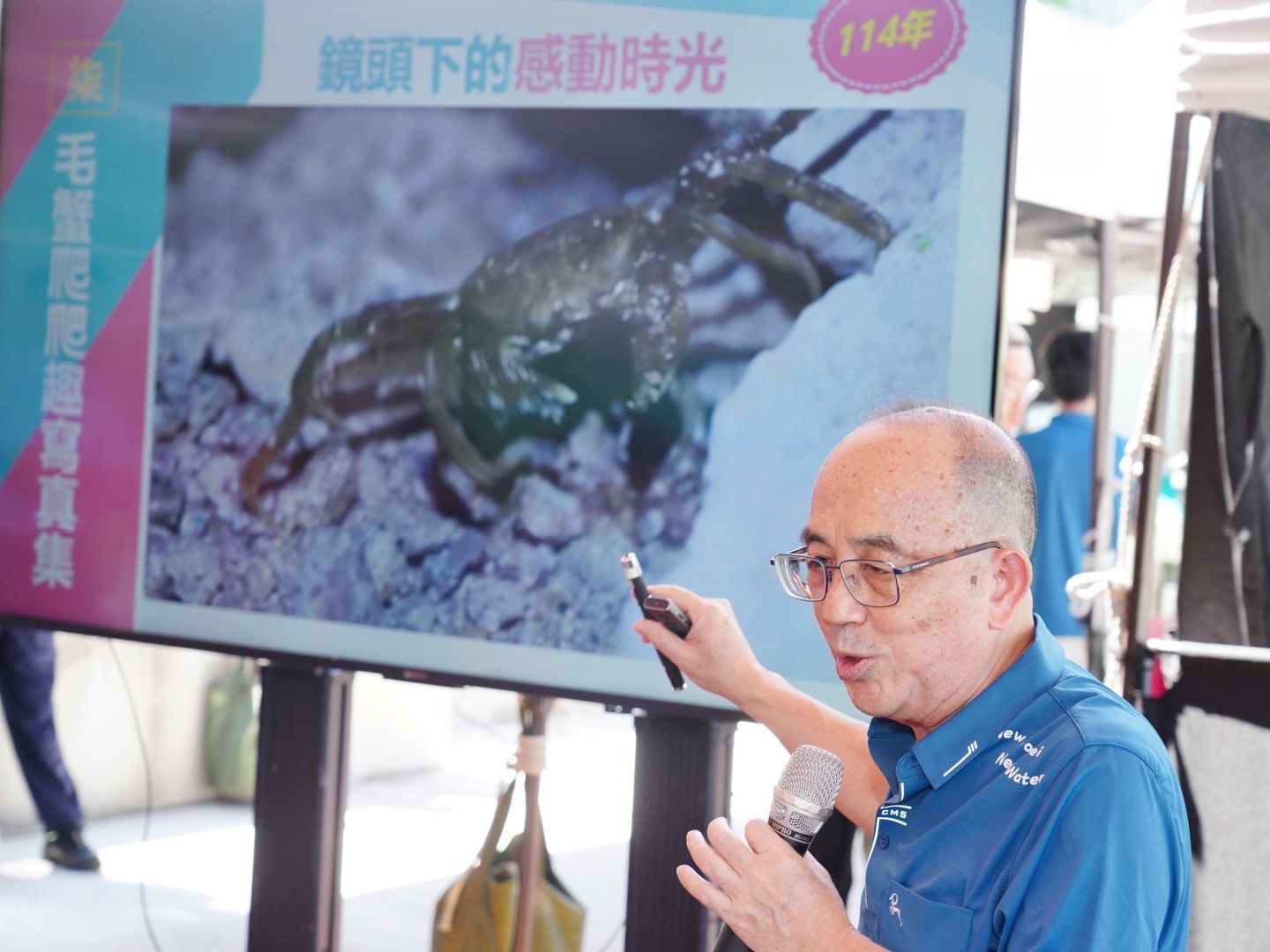 ▲侯友宜視察碧潭堰 見證生態廊道重生。（圖／新北市水利局提供）