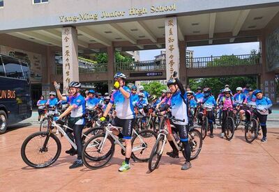 傳愛！2025單車天使公益圓夢之旅　71人騎行團隊桃園啟程