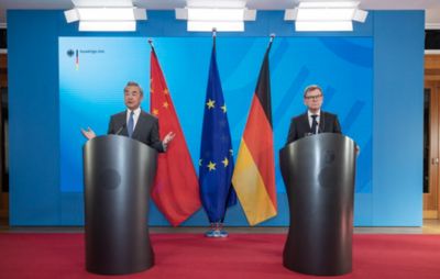 中德外交安全戰略對話 王毅:相信德國會無條件支持中國完全統一