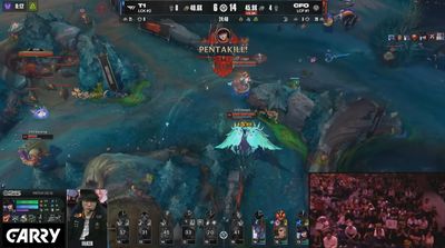 快訊 /《英雄聯盟》CFO激戰T1率先聽牌 Doggo豪取五連殺
