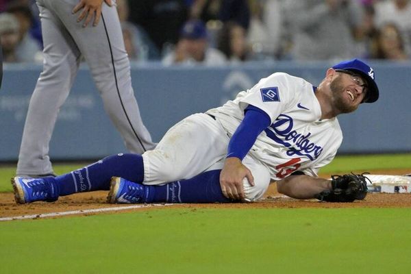 ▲ 蒙西（Max Muncy）因左膝骨頭挫傷，被放入傷兵名單     。（圖／達志影像／美聯社）