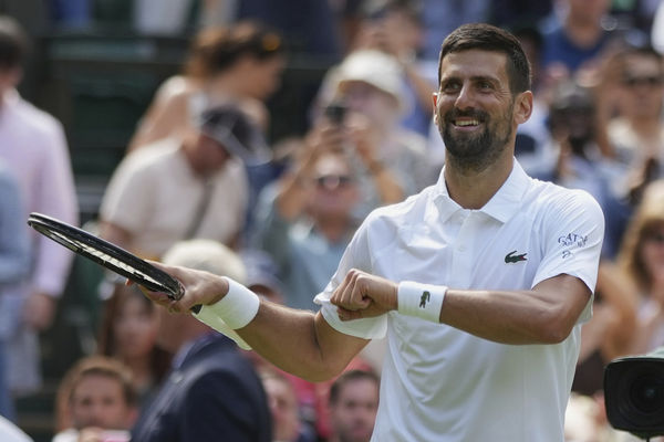 ▲塞爾維亞傳奇名將喬科維奇（Novak Djokovic）晉級溫網第3輪。（圖／達志影像／美聯社）