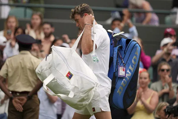 ▲「新英國希望」德雷珀（Jack Draper）止步溫網次輪。（圖／達志影像／美聯社）