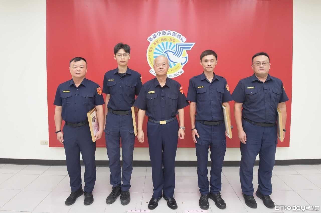 嘉義市「員警好人好事」21績優員警受表揚