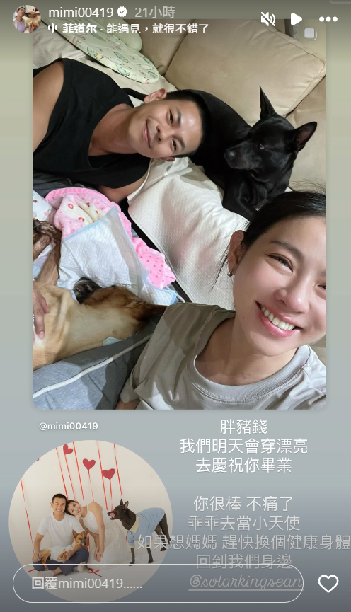▲▼錢錢過世。（圖／翻攝自Instagram／mimi00419）