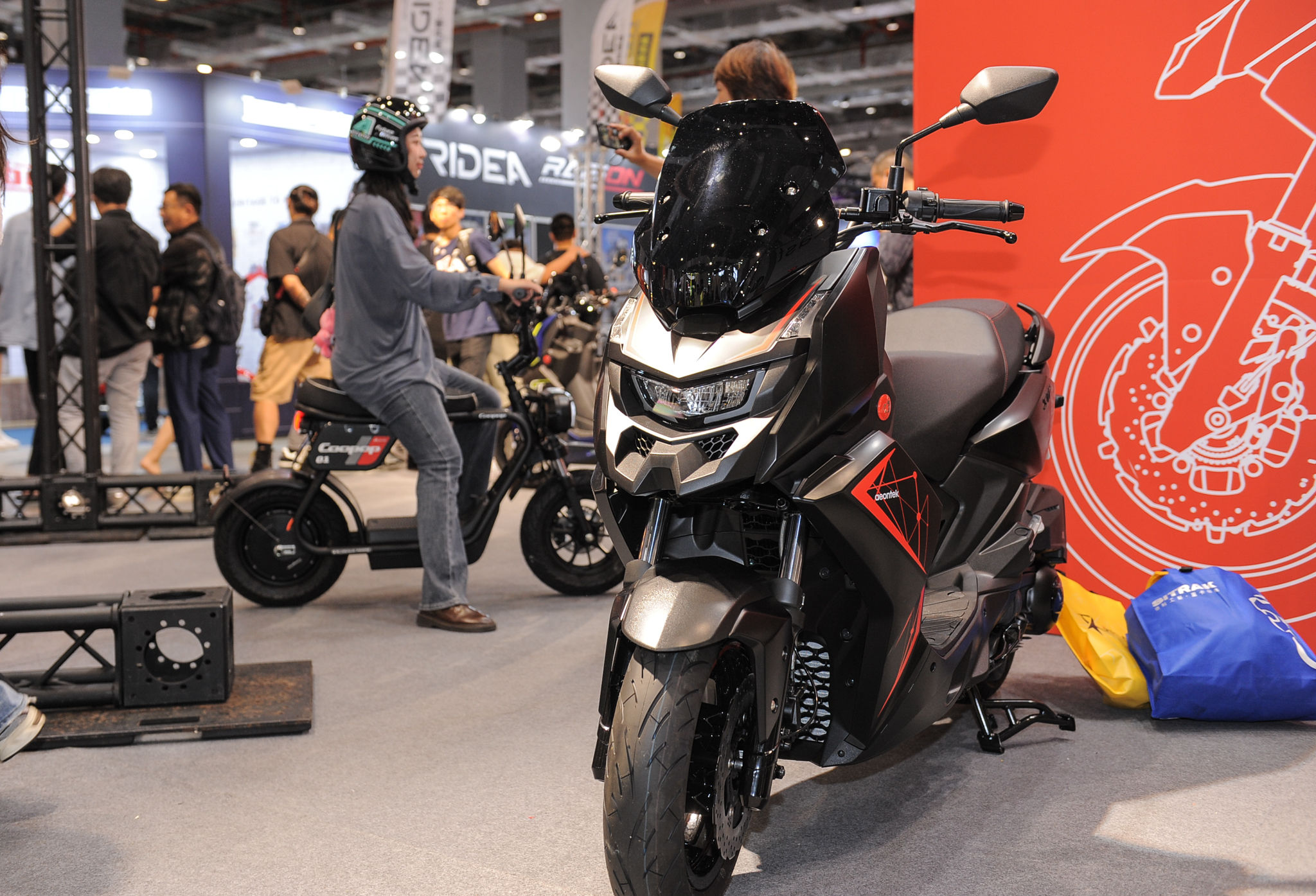 ▲20205重機展／Aeon宏佳騰。（圖／記者林鼎智攝）