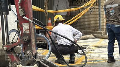 兇手抓到了！大同醫院停車場天坑害斷水電　市府怒：全面停工