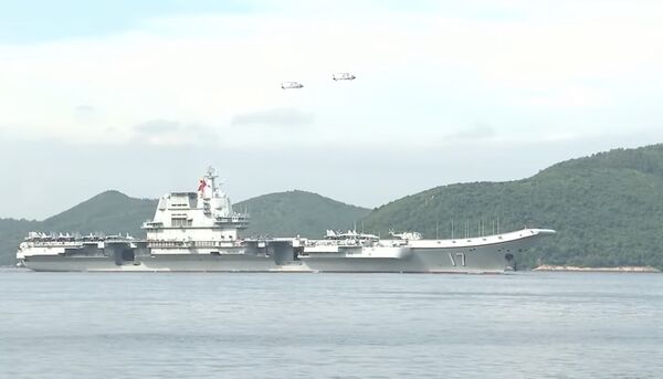 ▲▼  2025.7月山東艦航母編隊訪港           。（圖／翻攝 通視YT、人民日報）