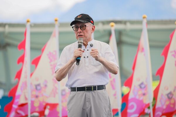 ▲聯電創辦人、「剷除黑芯」罷團領銜人曹興誠。（圖／反共護台志工聯盟提供）