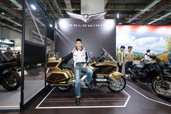 ▲柯有倫夢想是飛越長城。（圖／Honda Taiwan 提供）