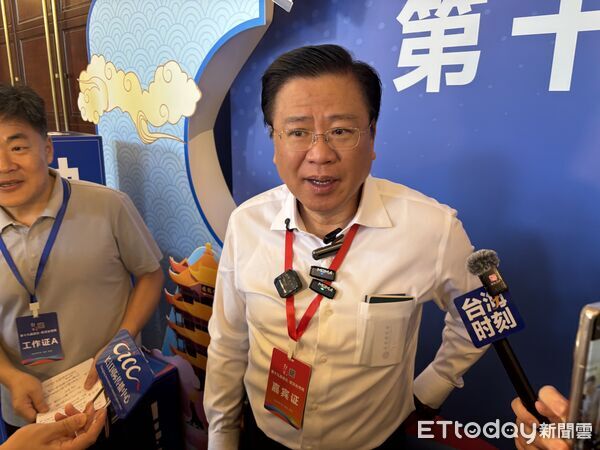 ▲▼台灣人壽董事長、商總理事長許舒博出席湖北武漢台灣周開幕式並致辭。（圖／記者陳冠宇攝）