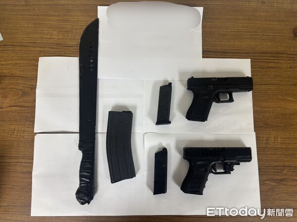 ▲▼ 男子持槍闖廢棄大樓，警方攻堅逮人曝光身分，他辯是要找生存遊戲場地。（圖／記者邱中岳翻攝）