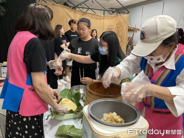 ▲基隆原民兒少學藤編。（圖／記者郭世賢翻攝）