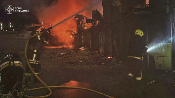 ▲▼ 俄羅斯4日空襲烏克蘭。（圖／達志影像／美聯社）