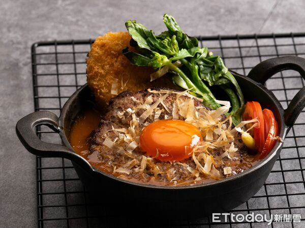 ▲PAVO餐酒館「八盎司照燒漢堡排。（圖／漢來美食提供）