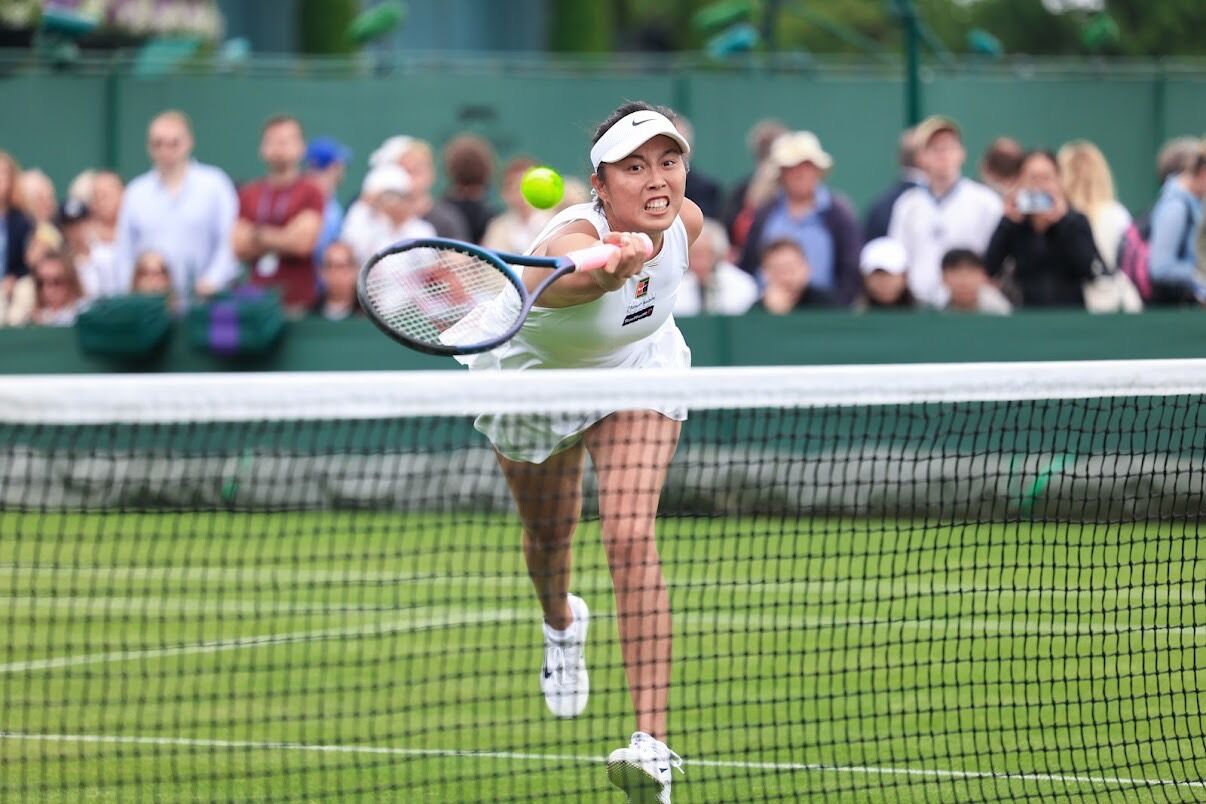 ▲詹皓晴與雷茨科娃攜手挺進本屆溫網女雙16強。（圖／詹皓晴提供）