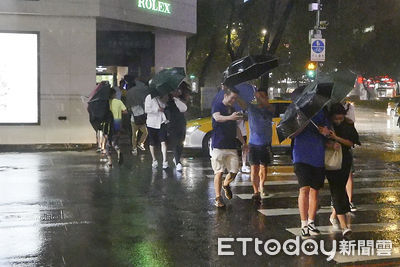快訊／3地區晚間大雨特報！氣象署示警：注意雷擊、強陣風
