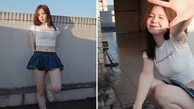 台八女星裙子太短!一蹲下「超羞畫面急打碼」 中空被拍:我長大惹