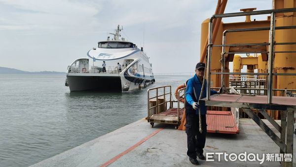 ▲▼受到準颱風丹娜絲影響，金門往泉州的航線明取消。（圖／記者林名揚翻攝）