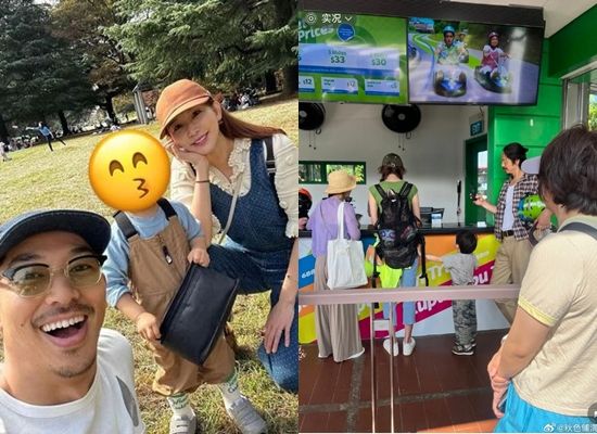 ▲林志玲兒子暴風成長。（圖／翻攝自微博）
