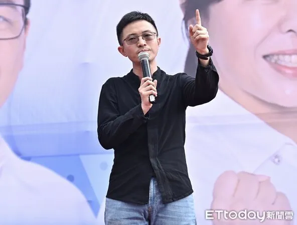 ▲▼國民黨台北市黨部7/5反惡罷大型宣講活動,侯漢廷。（圖／記者李毓康攝）